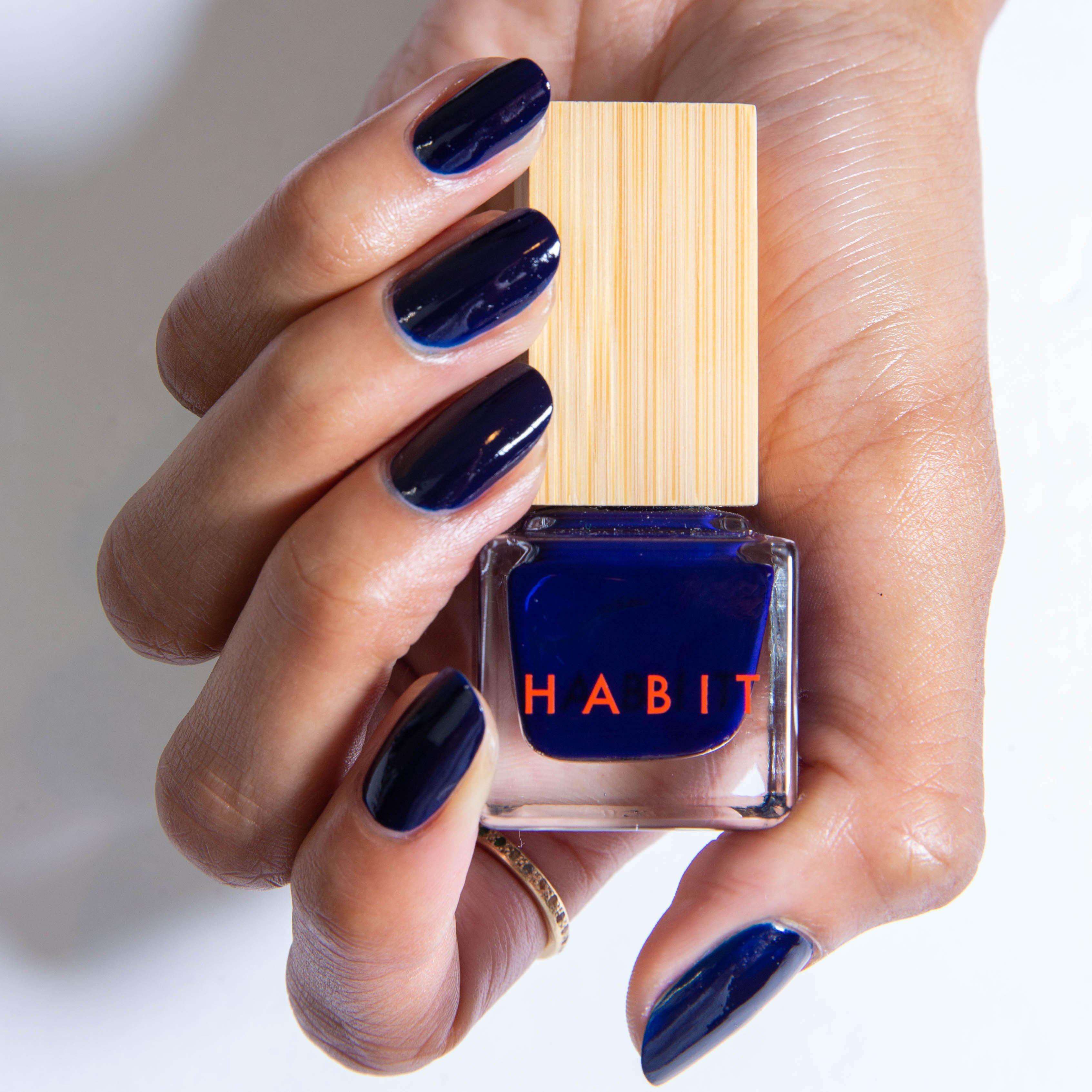 Habit Cosmetics Skincare Ingredient Infused Non-Toxic + Vegan Nail Polish in 17 Deep Sea