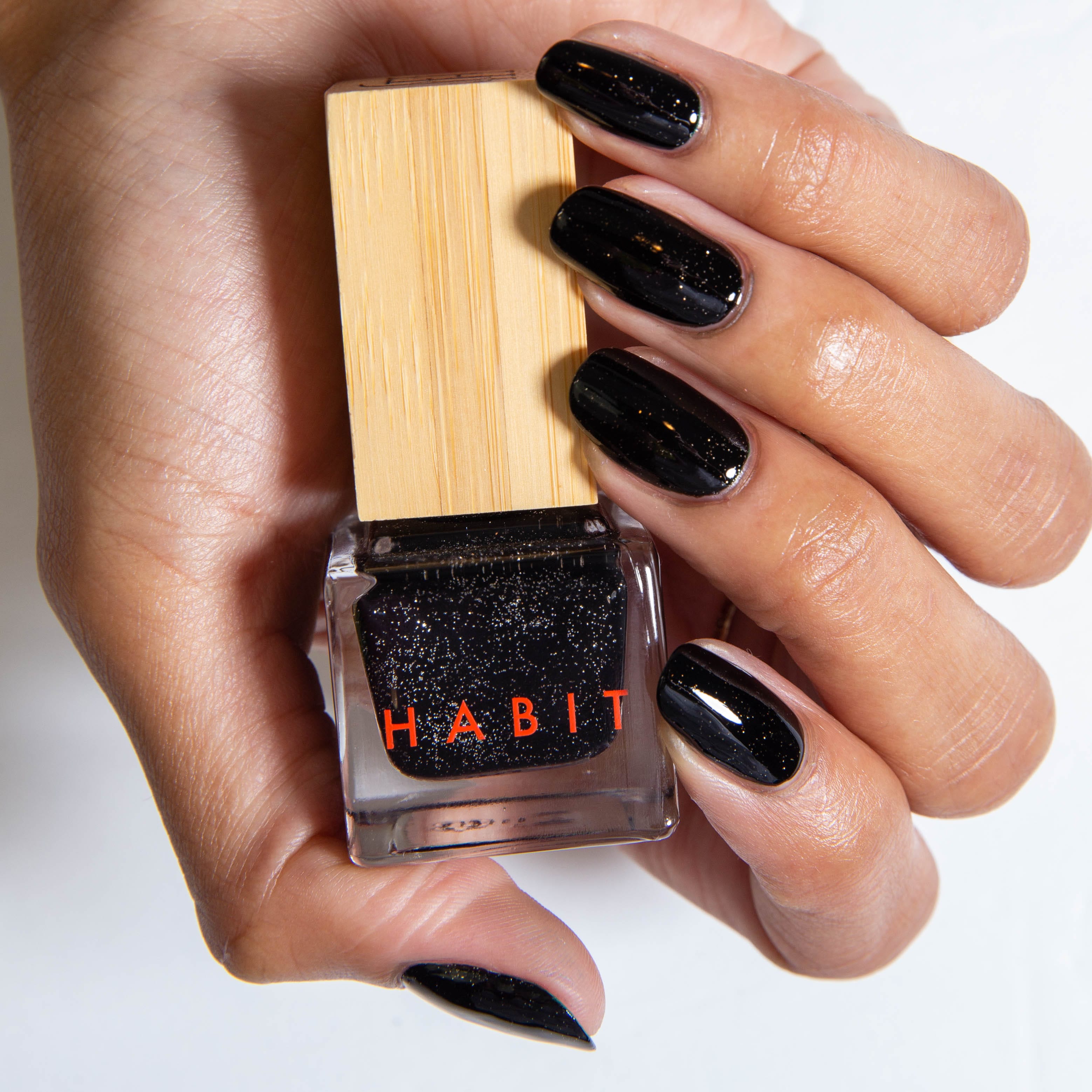 Habit Cosmetics Skincare Ingredient Infused Non-Toxic + Vegan Nail Polish in 30 Midnight Cowboy